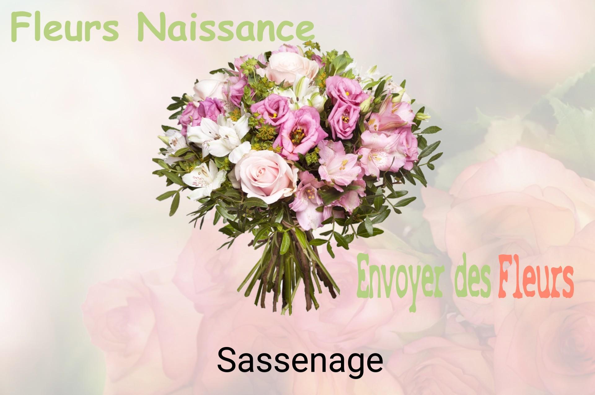 Bouquet de fleurs de naissance livré à Sassenage